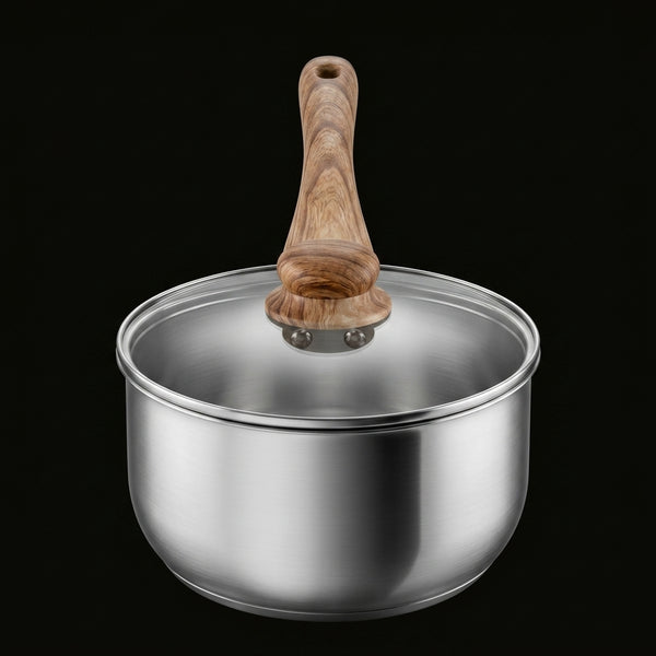 KOVA Stainless Saucepan — Premium 18/10 (0.9L / 1.8L / 2.7L)