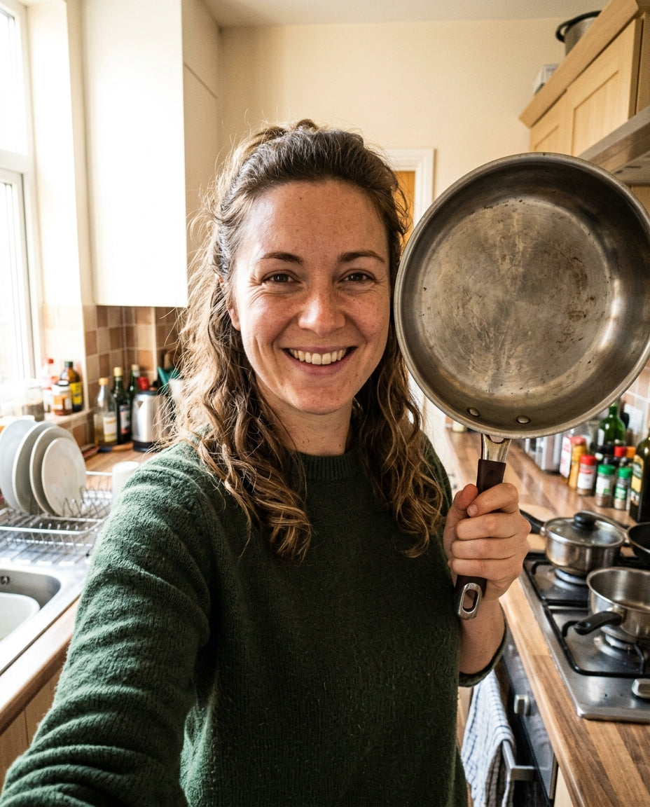 Sophie cooking