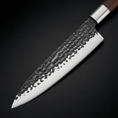 Japanese-Style Hammered Stainless Steel Chef’s Knife – 7.3 inch (18.5 cm) Precision Blade