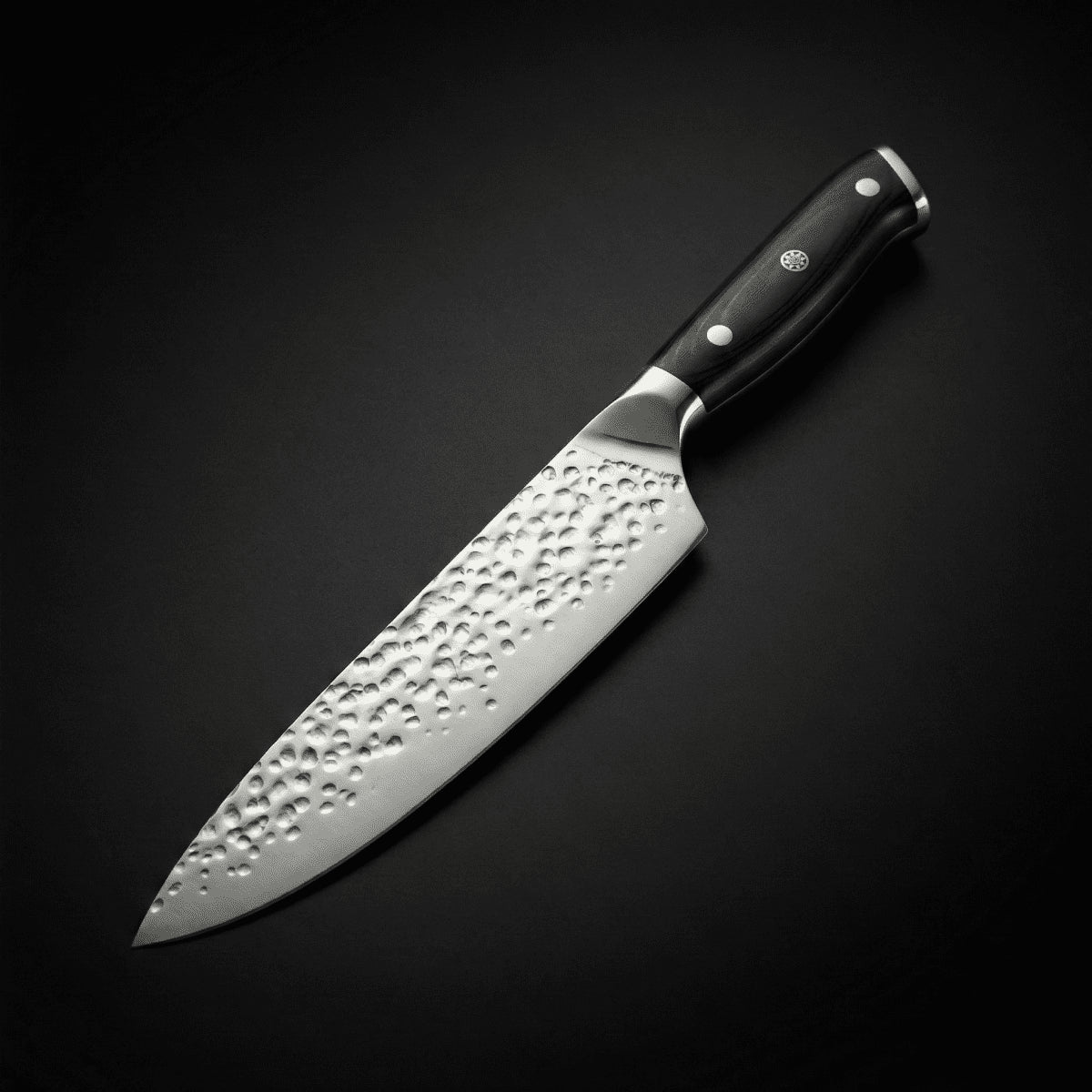 Japanese-Style Hammered Chef’s Knife – 7.9 inch (20 cm) Precision Blade