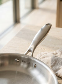 Poêle KOVA inox 304 - handle-closeup