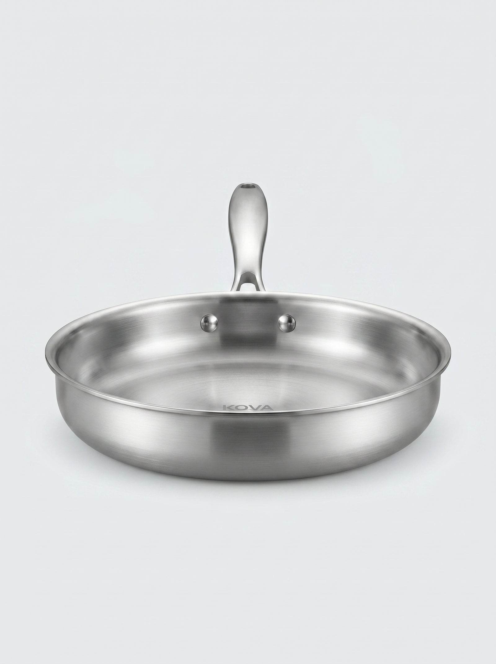 KOVA 304 Stainless Pan — Uncoated, for Steak & Searing