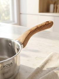 Casserole sauce KOVA inox - handle-closeup