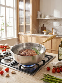 Wok KOVA inox 316 - gourmet-cooking