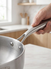 Wok KOVA inox 316 - handle-closeup