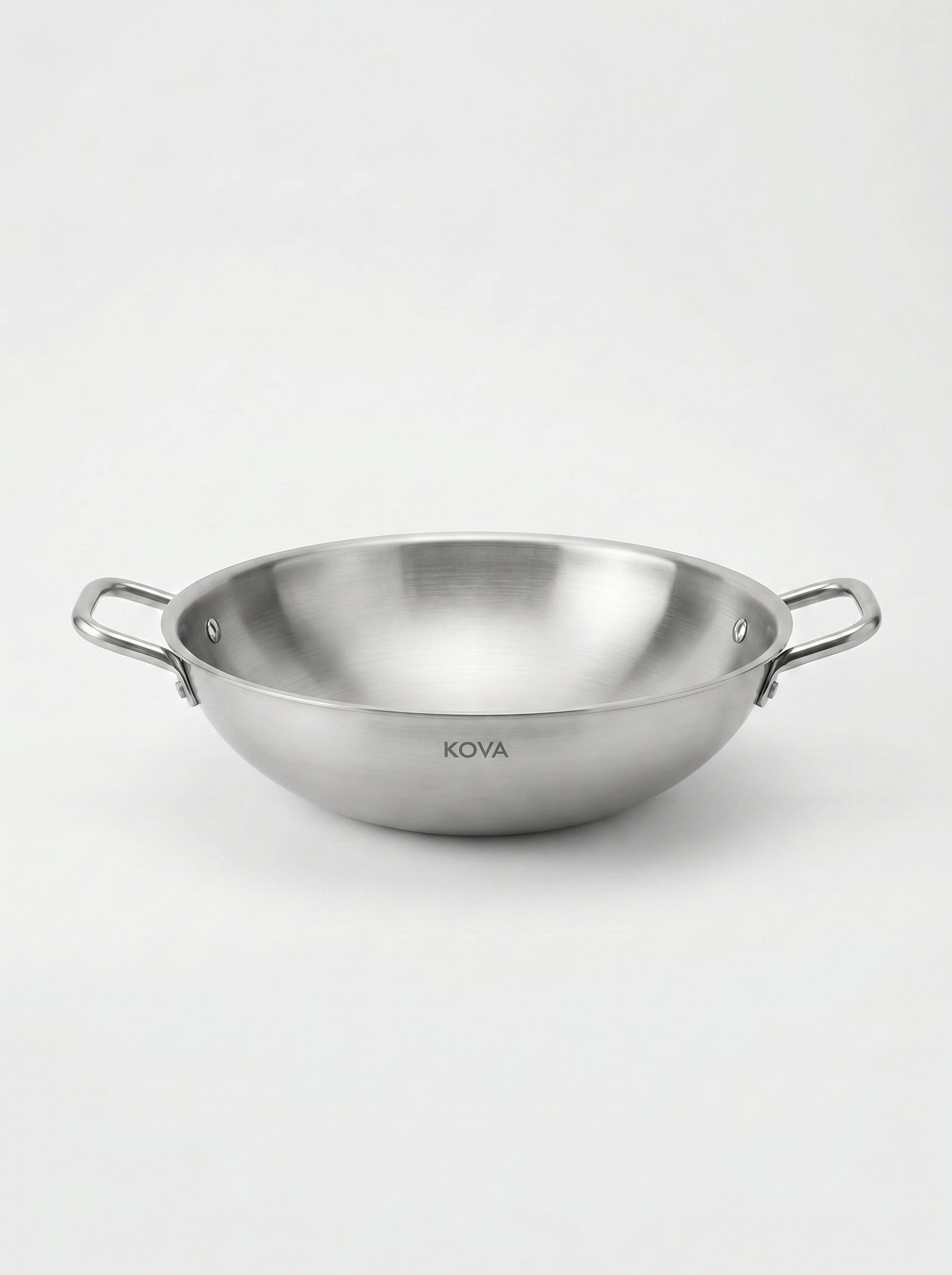 KOVA Chef Stainless Wok — 304 Double Handle