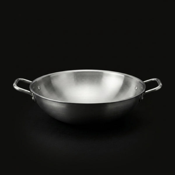 KOVA Chef Stainless Wok — 304 Double Handle