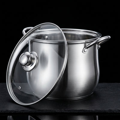 Stainless Steel Stock Pot — Lid detail