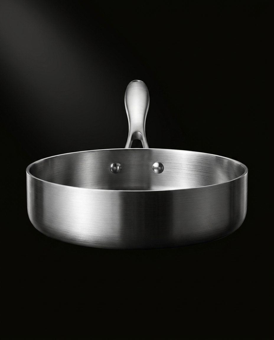 High-Wall Stainless Pan