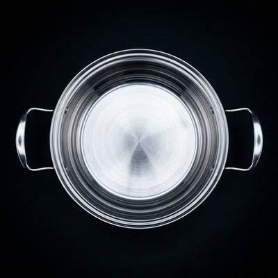 Stainless Casserole Pot — Interior view