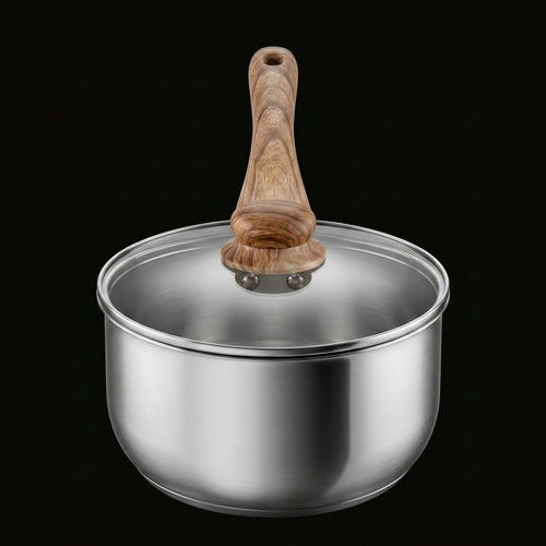 KOVA Stainless Saucepan — Premium 18/10 (0.9L / 1.8L / 2.7L)