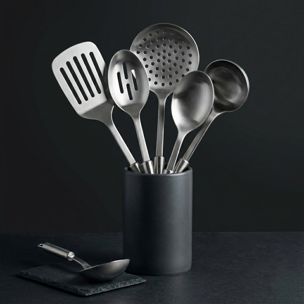 KOVA Stainless Steel Utensil Set — 5 Pieces