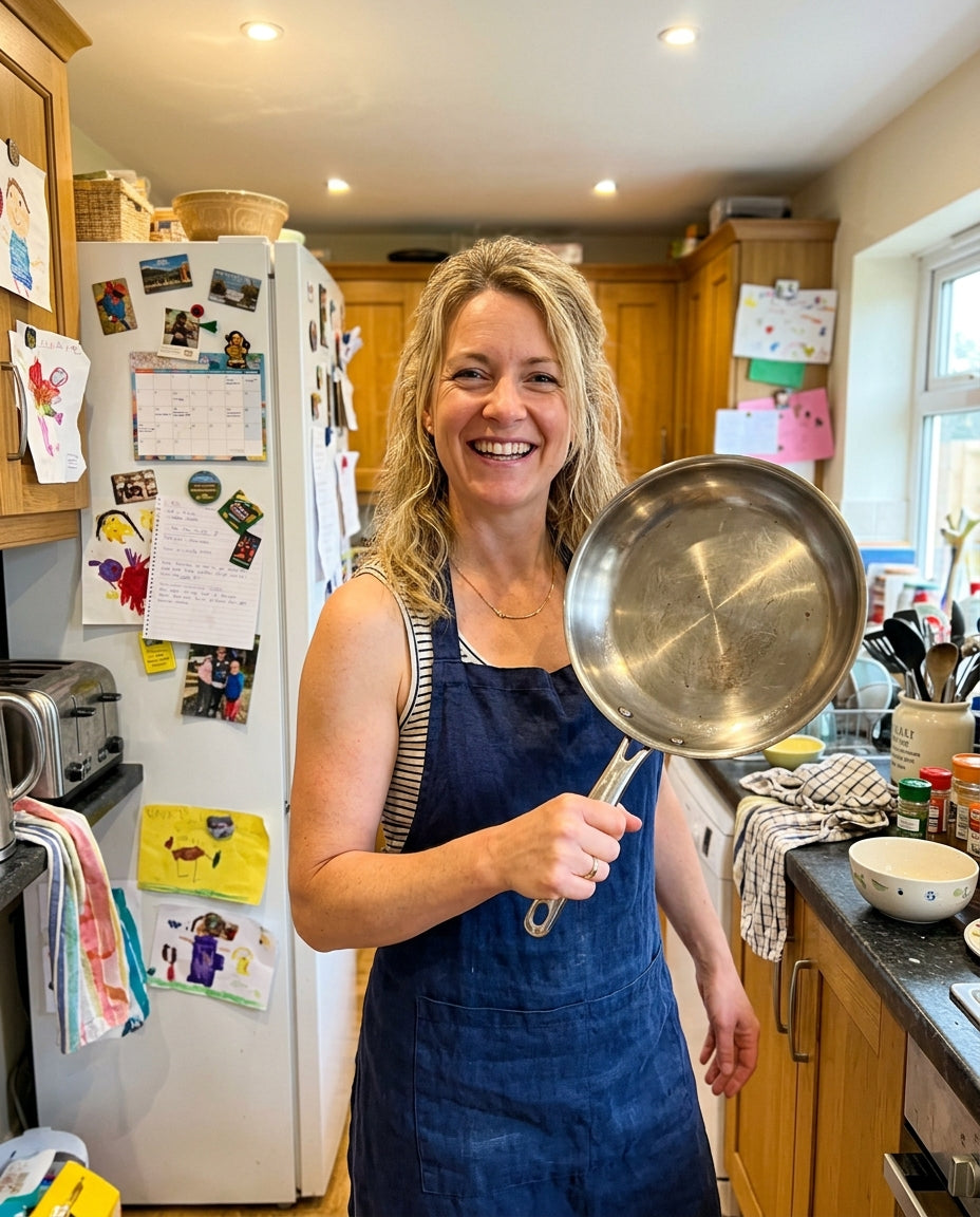Claire cooking